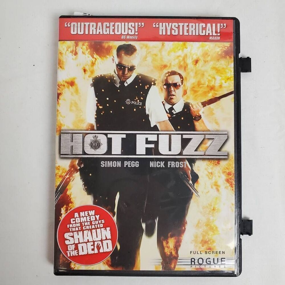 Hot Fuzz (DVD, 2007) Simon Pegg, Nick Frost – Full Screen Edition + Bonus Featur